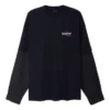 Political Campaign-T-skjorte med lag på lag, oversized «Black» 698631TKVJ19070