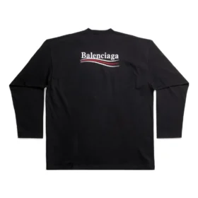 Political Campaign-T-skjorte med lange ermer, stor passform «Black» 681046TKVJ11070 Political Campaign-T-skjorte med lange ermer, stor passform «Black» 681046TKVJ11070