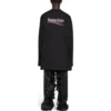 Political Campaign-T-skjorte med lange ermer, stor passform «Black» 681046TKVJ11070