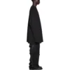 Political Campaign-T-skjorte med lange ermer, stor passform «Black» 681046TKVJ11070