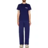 Political Campaign-T-skjorte, medium passform «Pacific Blue White» 620967TKVJ11195