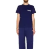 Political Campaign-T-skjorte, medium passform «Pacific Blue White» 620967TKVJ11195