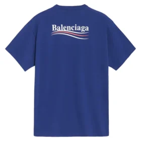 Politisk logo-T-skjorte i bomullsjersey BLGA-508203-TAV44-BL Politisk logo-T-skjorte i bomullsjersey BLGA-508203-TAV44-BL
