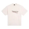 Politisk sjablong-T-skjorte «White Black» 764235TQVI59784