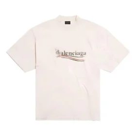 Politisk sjablong-T-skjorte «White Black» 764235TQVI59784 Politisk sjablong-T-skjorte «White Black» 764235TQVI59784