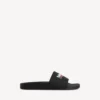 Pool-sandaler for menn i svart
