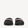 Pool-sandaler for menn i svart