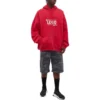 Popover-hettegenser med logo «Raspberry White» 651799-TKV83-6295