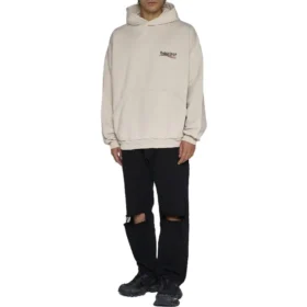 Popover-hettegenser med Political Campaign-motiv «Light Beige» 739024TKVI99711 Popover-hettegenser med Political Campaign-motiv «Light Beige» 739024TKVI99711