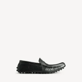 Portofino-loafer for menn i svart