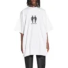 Pride 22 Oversized bomulls-T-skjorte «White Black» 694576TMVO20904