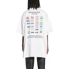 Pride 22 Oversized bomulls-T-skjorte «White Black» 694576TMVO20904