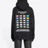 Pride-hettegenser, boksformet passform «Black» 651799TMVO31070