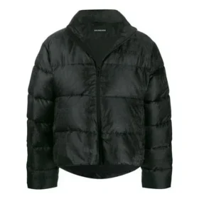 Pufferjakke med brodert logo «Black» 582998TFO061000