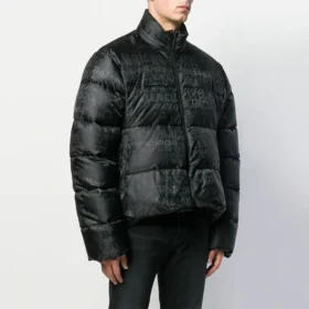 Pufferjakke med brodert logo «Black» 582998TFO061000