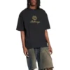 Qixi Crest T-skjorte, medium passform «Black» 612966TMVL41075