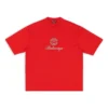 Qixi Crest T-skjorte, medium passform «Red» 612966TMVL46971