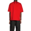 Qixi Crest T-skjorte, medium passform «Red» 612966TMVL46971