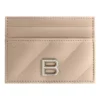 Quiltet Crush-kortholder «Beige» 766467210J02906