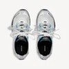 Radar Gradient Lines-sneakers for menn i hvitt/grått/sølv/svart/blått