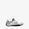 Radar Gradient Lines-sneakers for menn i hvitt/grått/sølv/svart/blått