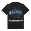 Rammstein Tyskland Band Crossover kortærmet svart 670943TLV511000