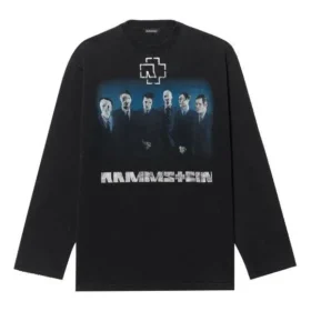 Rammstein Tyskland Band Crossover Langermet Unisex Svart 651796TLV511000