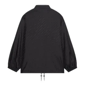 Regnjakke med logo over hele «Black» 681452TKO401000