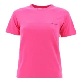 Retro kortærmet med lite logo, rosa 570796TBV435630