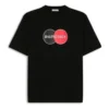 Retro Uniform Loose Design kortærmet svart 620941TIV791000