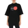 Retro Uniform Loose Design kortærmet svart 620941TIV791000