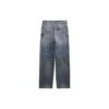 Rett denimbukser med doodle-trykk «Blue» 746986TOW664036