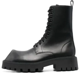 Rhino 25 mm snørestøvler «Black Smooth Calfskin» 712638WBB501000