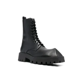 Rhino 25 mm snørestøvler «Black Smooth Calfskin» 712638WBB501000
