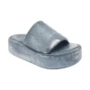Rise-sandaler «Denim Print Leather» 656960WBMA14000