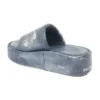 Rise-sandaler «Denim Print Leather» 656960WBMA14000