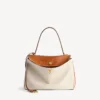 Rodeo-håndveske for kvinner, medium, i beige/tan cowboy