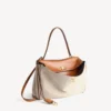 Rodeo-håndveske for kvinner, medium, i beige/tan cowboy