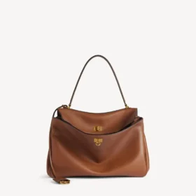 Rodeo-håndveske for kvinner, medium, i ny tan-farge