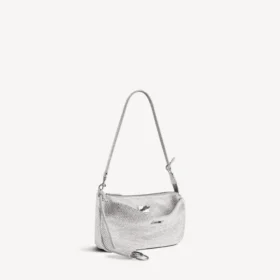 Rodeo-slingpochette for kvinner med rhinestones i røykgrå