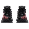 Runner Graffiti-sneakers «Svart og rødt mesh og nylon» 677403W3RBQ1060