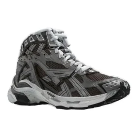 Runner High Top-Sneakers «Grå nylon med suede-lignende stoff» 695764W3RH31891
