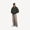 Runner-sneaker for menn i grått/grønt/blått