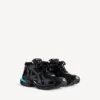 Runner-sneaker for menn med LED-lys i svart