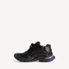 Runner-sneaker for menn med LED-lys i svart