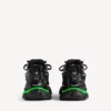 Runner-sneaker for menn med LED-lys i svart