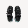 Runner-sneaker for menn med LED-lys i svart