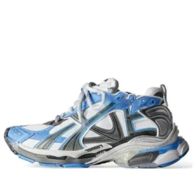 Runner Sneakers «Blå og grå nylon og suede-lignende stoff» 772774-W3RNY4912