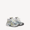 Runner-sneakers for kvinner i blått/gult/hvitt