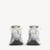 Runner-sneakers for kvinner i blått/gult/hvitt